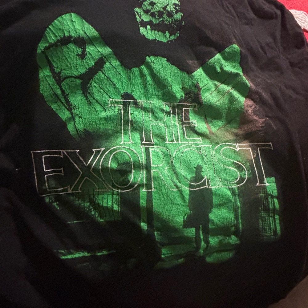 The Exorcist Black and Green Graphic Tee ( Graphic are Distressed) . Size 3X